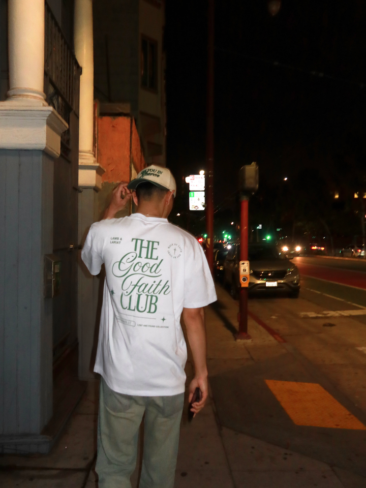 The Good Faith Club Tee - Ivory Off White