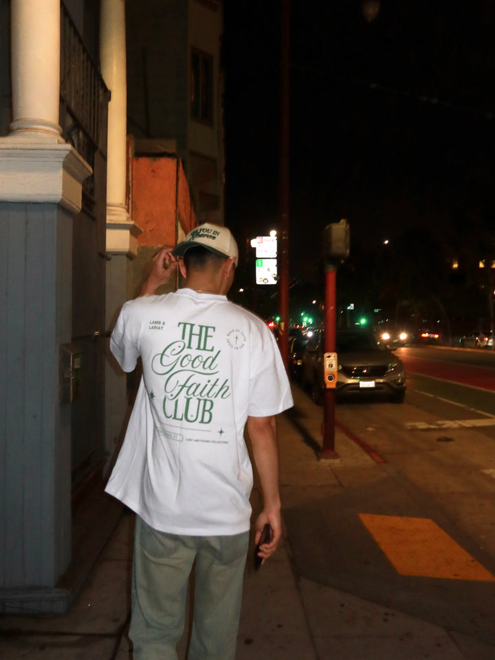 The Good Faith Club Tee - Ivory Off White