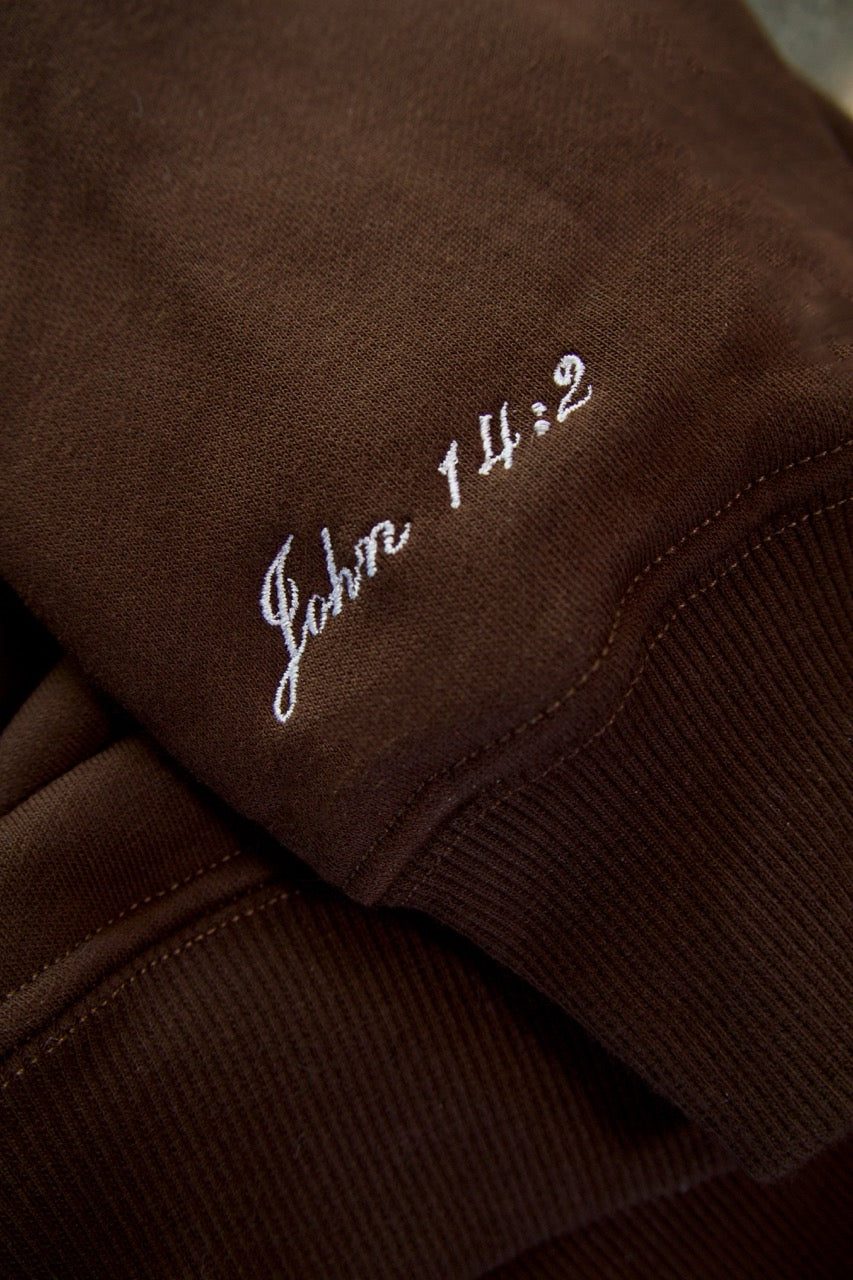 SEE YOU IN HEAVEN HOODIE - Chocolate Brown
